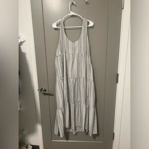 Stichdrop striped summer maxi dress, Size small
